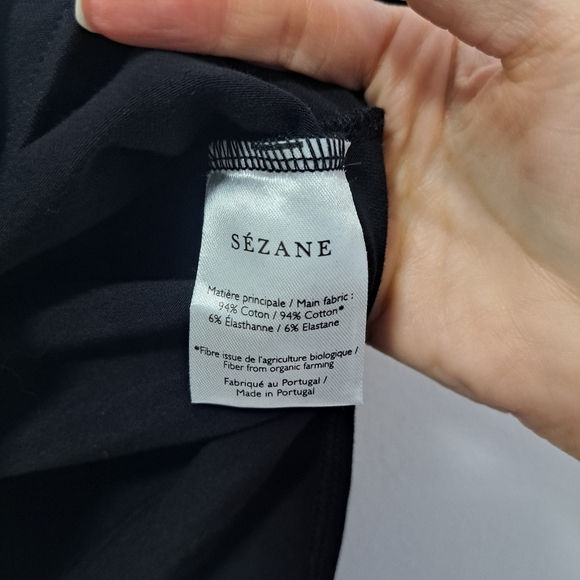 Sezane Kaia bodysuit black XL NWOT - Picture 6 of 8